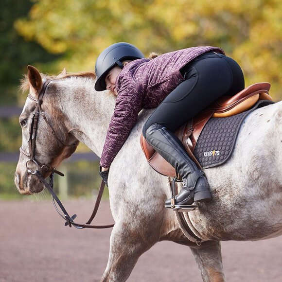 Horseriding:Kerrits Activewear Kids Sit Tight Wind Pro® Knee Patch Riding Tight - Picture 3 of 4